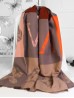 Reversible Cashmere Feeling Designer Print Premium Scarf